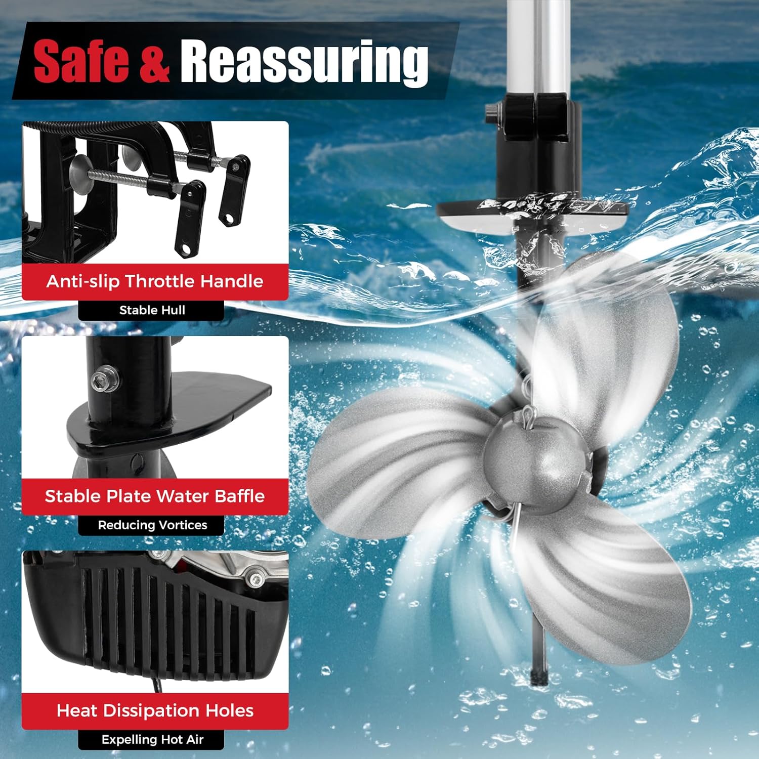 Motore fuoribordo da 4 CV, mot - Fishing Boat Outboard Motor recensione e prezzo